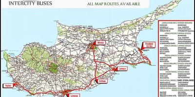Cyprus bas peta laluan