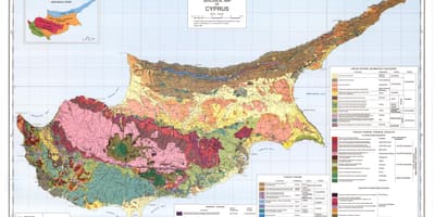 Cyprus peta geografi