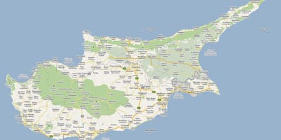 Jalan peta peyia Cyprus